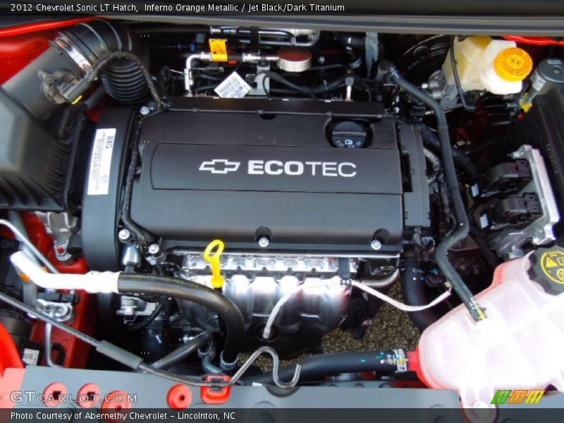  2012 Sonic LT Hatch Engine - 1.8 Liter DOHC 16-Valve VVT 4 Cylinder