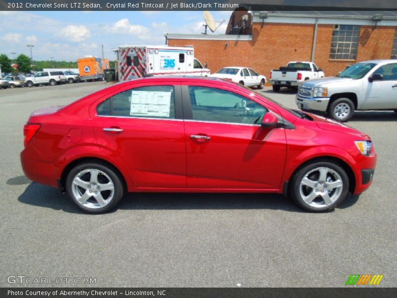  2012 Sonic LTZ Sedan Crystal Red Tintcoat