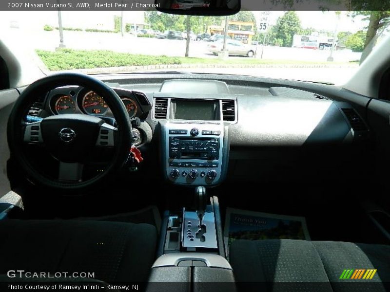 Merlot Pearl / Charcoal 2007 Nissan Murano SL AWD