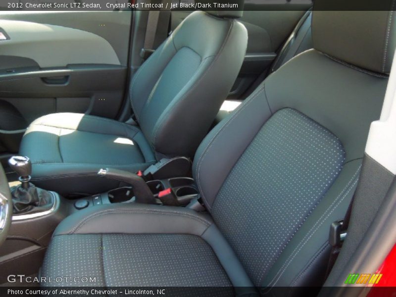Front Seat of 2012 Sonic LTZ Sedan