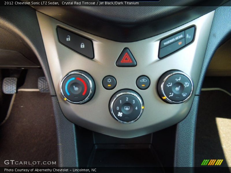 Controls of 2012 Sonic LTZ Sedan