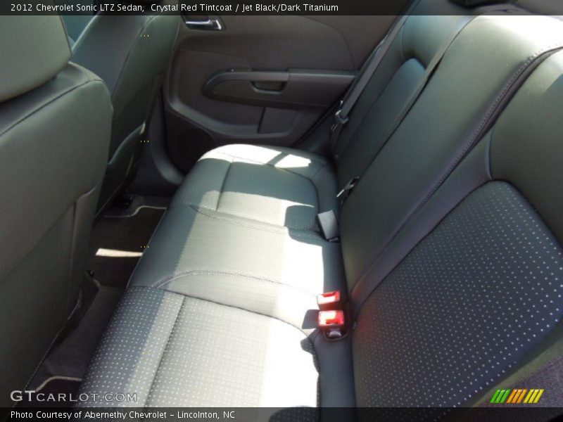 Rear Seat of 2012 Sonic LTZ Sedan
