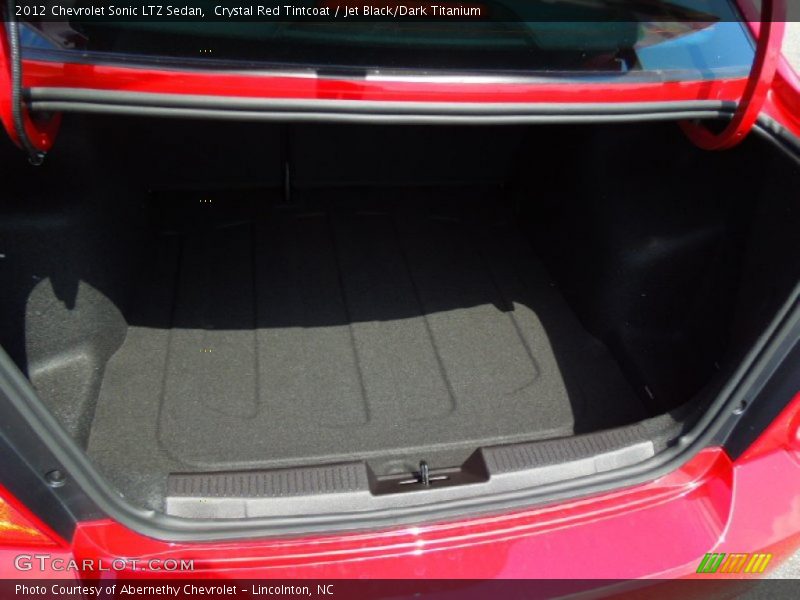  2012 Sonic LTZ Sedan Trunk