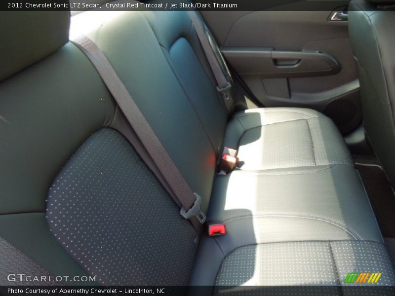 Crystal Red Tintcoat / Jet Black/Dark Titanium 2012 Chevrolet Sonic LTZ Sedan