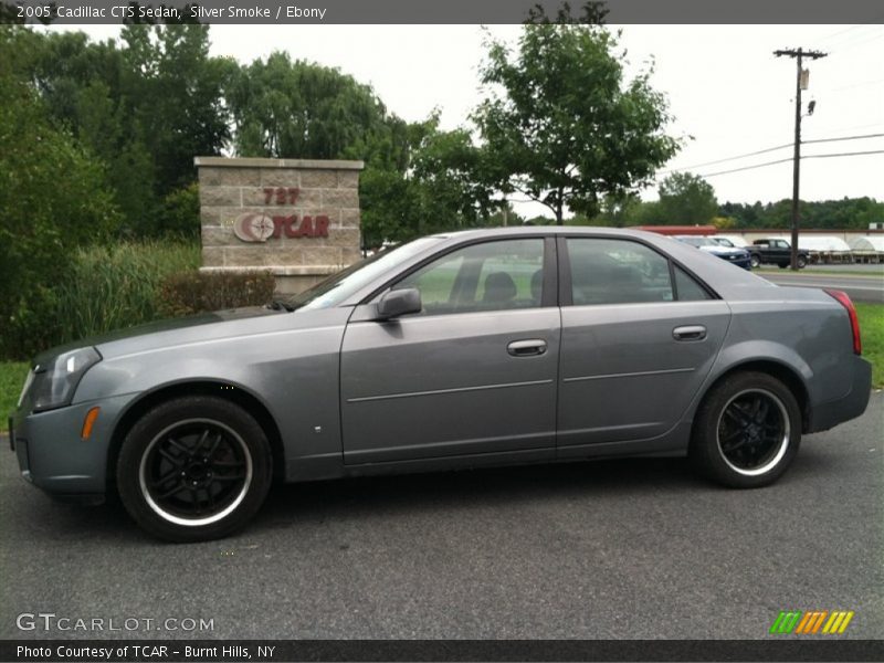 Silver Smoke / Ebony 2005 Cadillac CTS Sedan