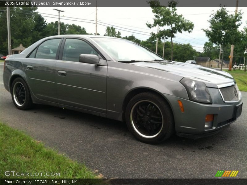 Silver Smoke / Ebony 2005 Cadillac CTS Sedan