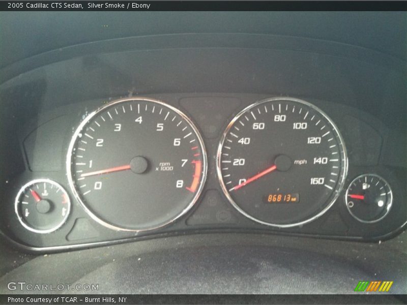 Silver Smoke / Ebony 2005 Cadillac CTS Sedan