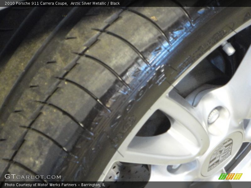 Arctic Silver Metallic / Black 2010 Porsche 911 Carrera Coupe