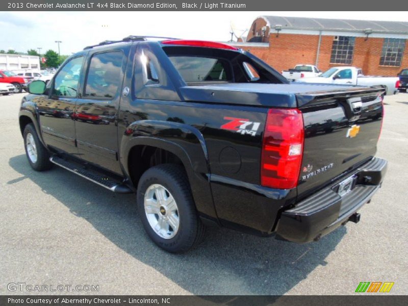 Black / Light Titanium 2013 Chevrolet Avalanche LT 4x4 Black Diamond Edition
