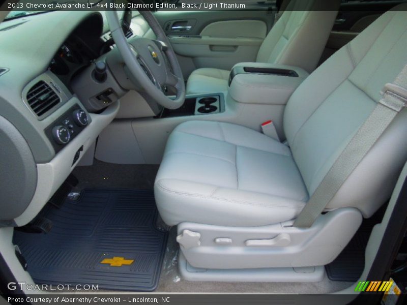 Black / Light Titanium 2013 Chevrolet Avalanche LT 4x4 Black Diamond Edition