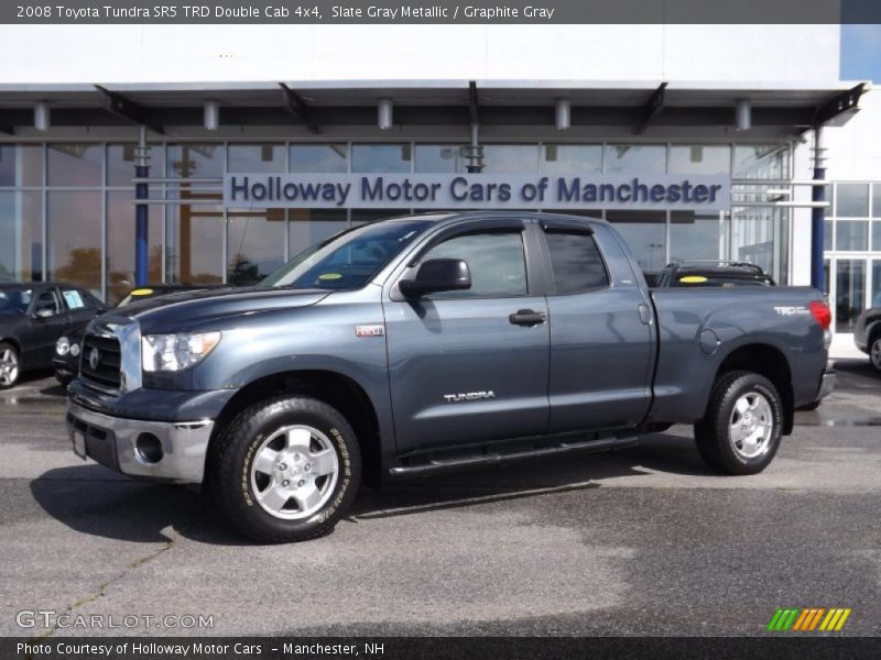 Slate Gray Metallic / Graphite Gray 2008 Toyota Tundra SR5 TRD Double Cab 4x4