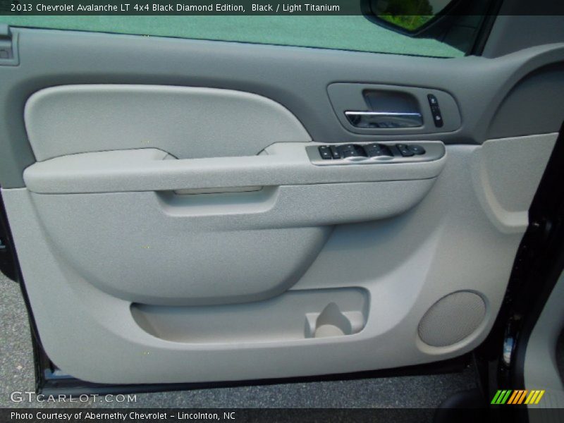 Door Panel of 2013 Avalanche LT 4x4 Black Diamond Edition