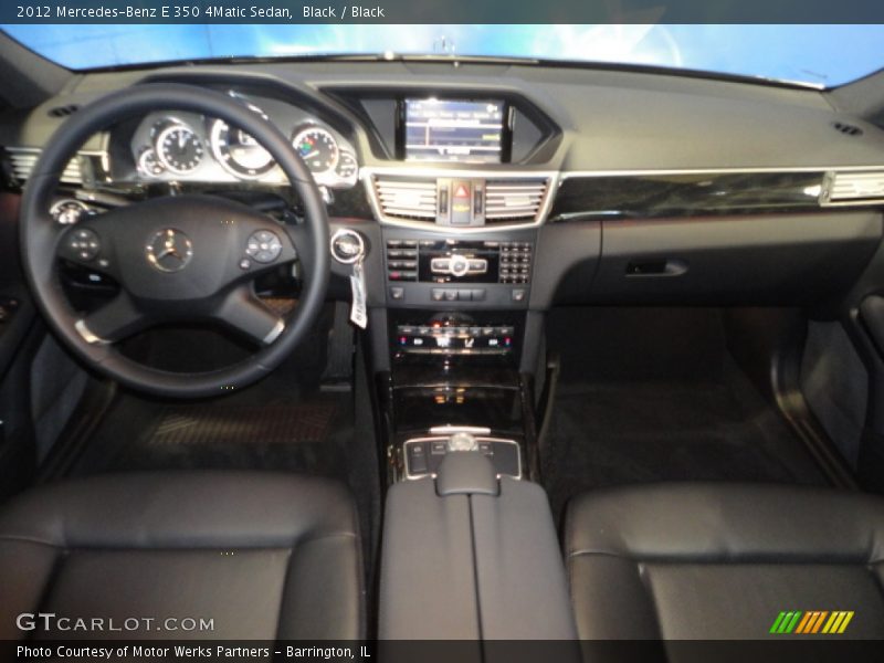 Black / Black 2012 Mercedes-Benz E 350 4Matic Sedan