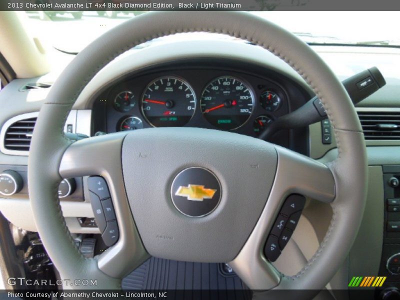  2013 Avalanche LT 4x4 Black Diamond Edition Steering Wheel