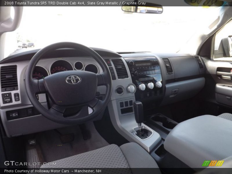 Slate Gray Metallic / Graphite Gray 2008 Toyota Tundra SR5 TRD Double Cab 4x4
