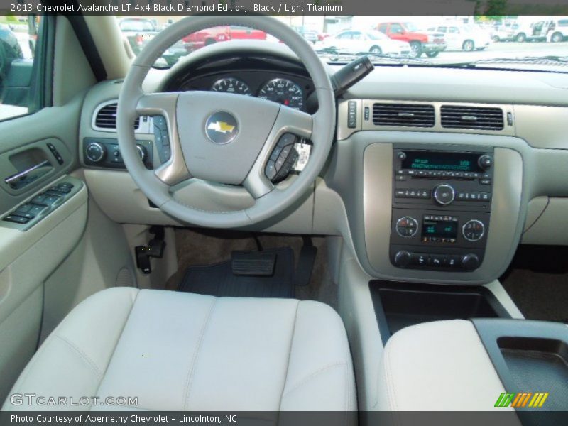 Dashboard of 2013 Avalanche LT 4x4 Black Diamond Edition