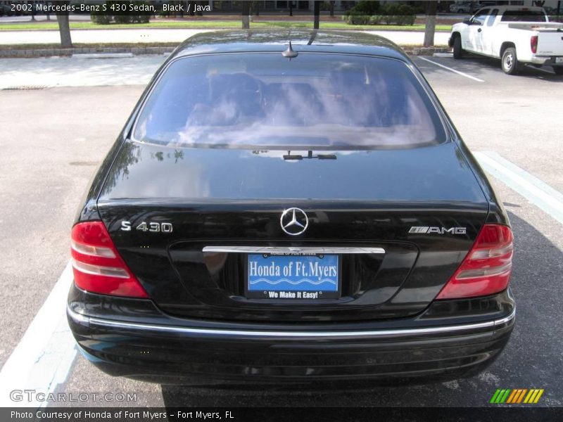 Black / Java 2002 Mercedes-Benz S 430 Sedan