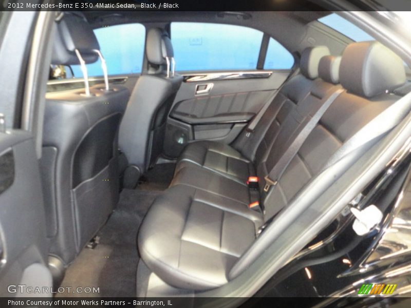 Black / Black 2012 Mercedes-Benz E 350 4Matic Sedan