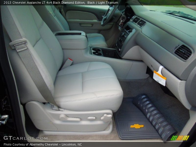 Black / Light Titanium 2013 Chevrolet Avalanche LT 4x4 Black Diamond Edition