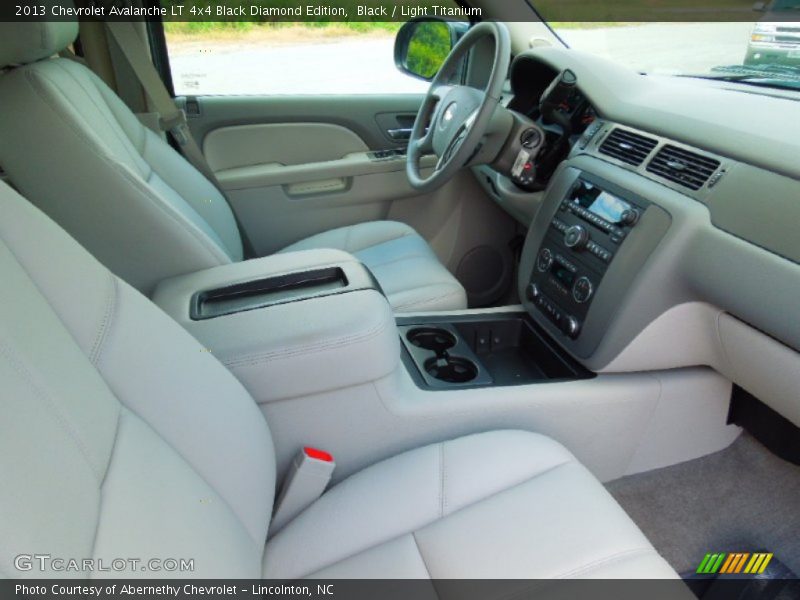 Black / Light Titanium 2013 Chevrolet Avalanche LT 4x4 Black Diamond Edition