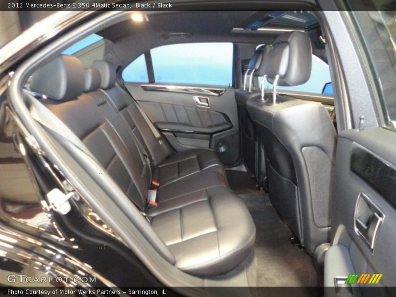 Black / Black 2012 Mercedes-Benz E 350 4Matic Sedan