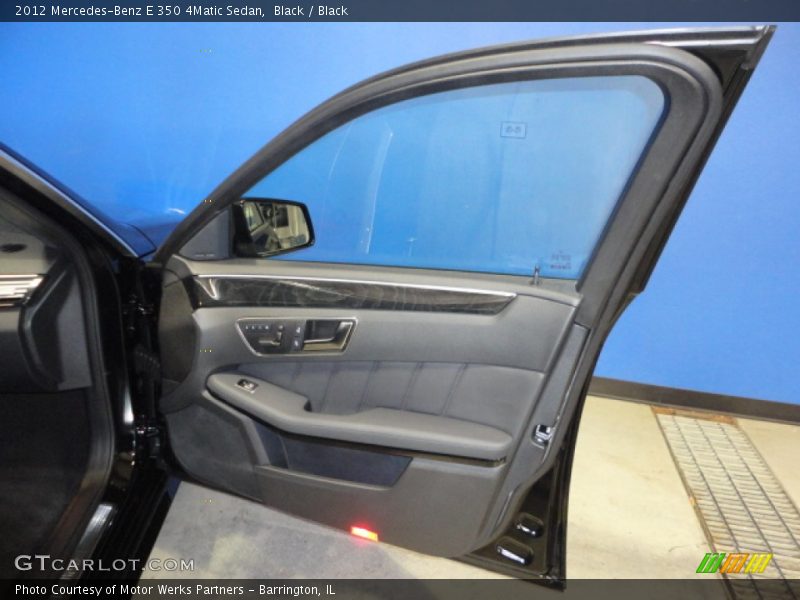 Black / Black 2012 Mercedes-Benz E 350 4Matic Sedan