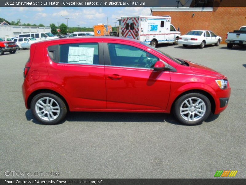  2012 Sonic LT Hatch Crystal Red Tintcoat