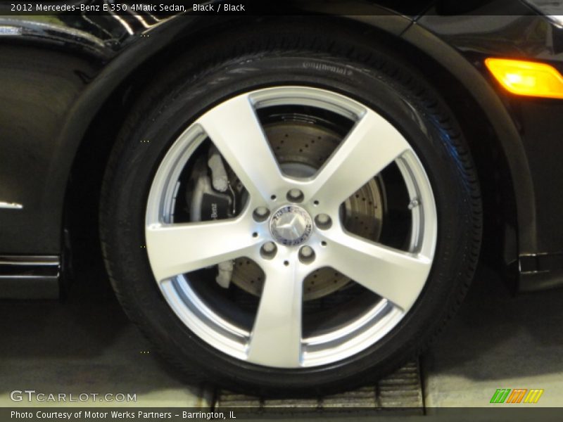 Black / Black 2012 Mercedes-Benz E 350 4Matic Sedan