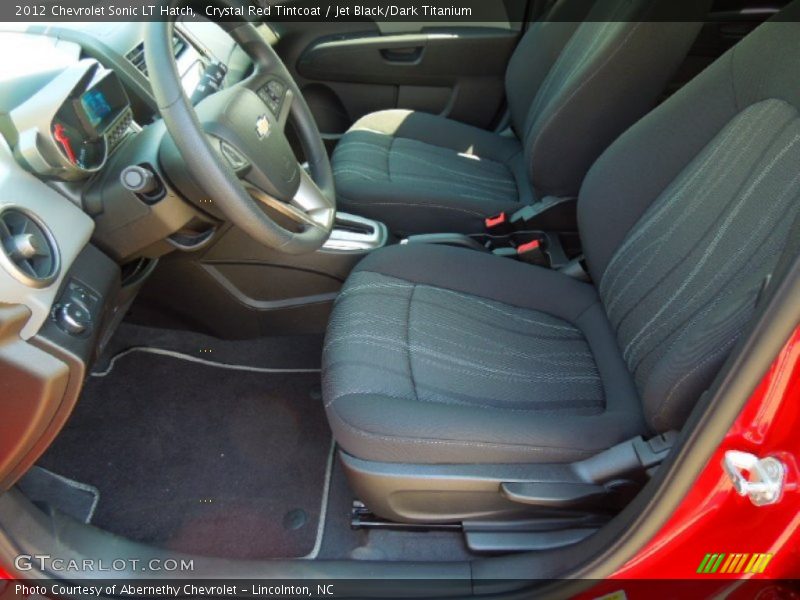 Crystal Red Tintcoat / Jet Black/Dark Titanium 2012 Chevrolet Sonic LT Hatch