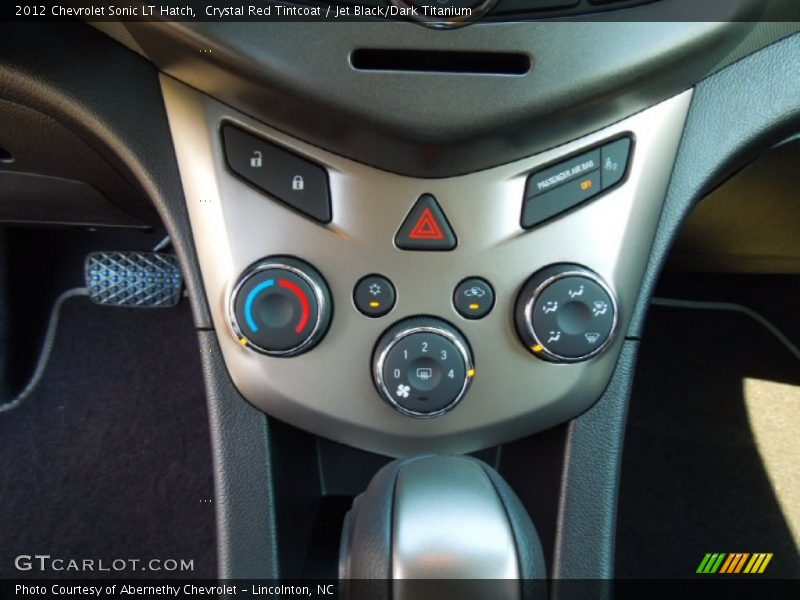 Crystal Red Tintcoat / Jet Black/Dark Titanium 2012 Chevrolet Sonic LT Hatch