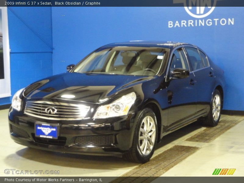 Black Obsidian / Graphite 2009 Infiniti G 37 x Sedan