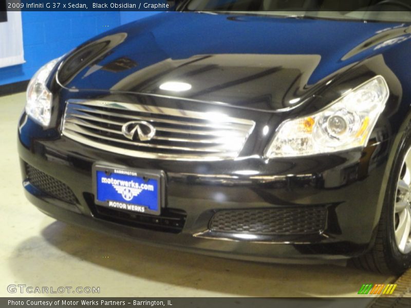 Black Obsidian / Graphite 2009 Infiniti G 37 x Sedan