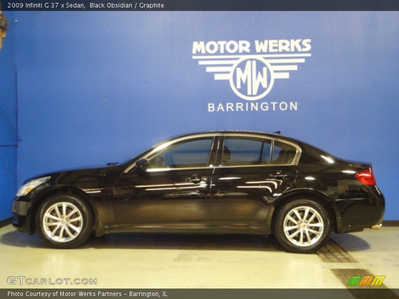 Black Obsidian / Graphite 2009 Infiniti G 37 x Sedan