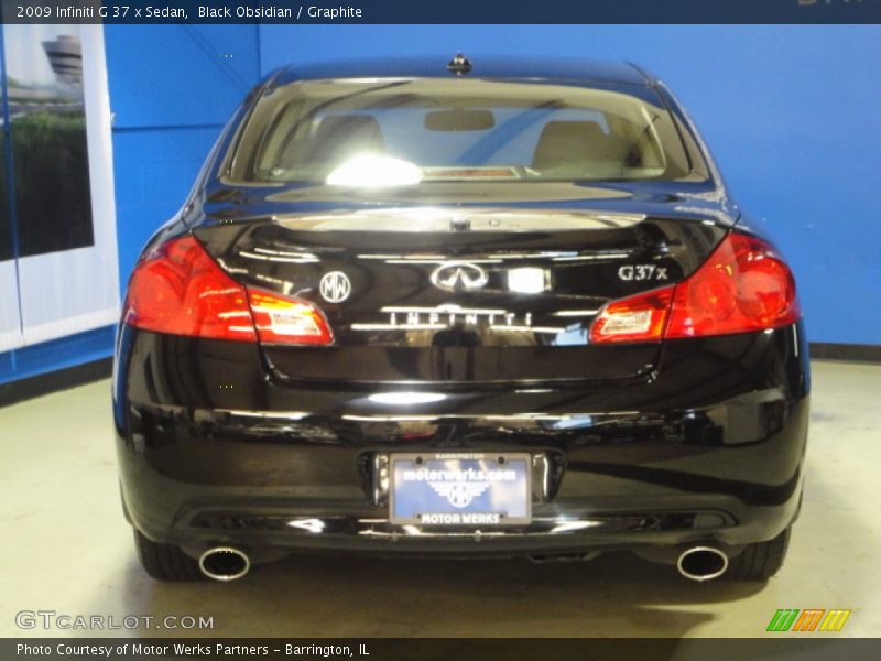 Black Obsidian / Graphite 2009 Infiniti G 37 x Sedan