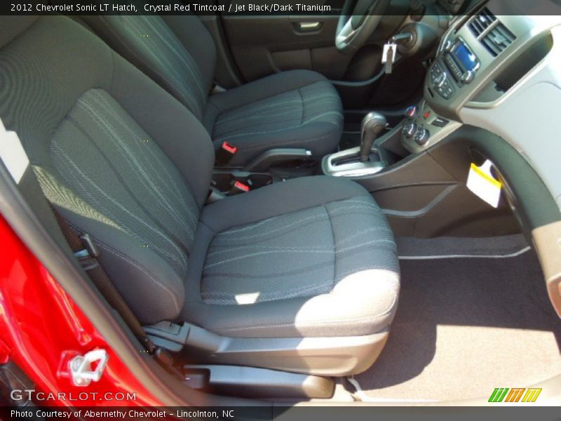 Crystal Red Tintcoat / Jet Black/Dark Titanium 2012 Chevrolet Sonic LT Hatch