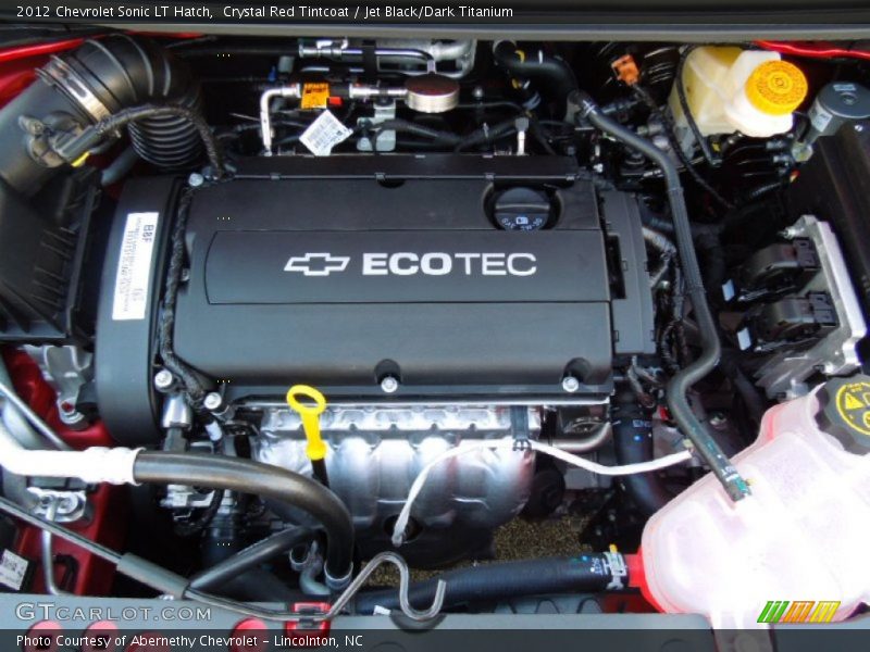  2012 Sonic LT Hatch Engine - 1.8 Liter DOHC 16-Valve VVT 4 Cylinder