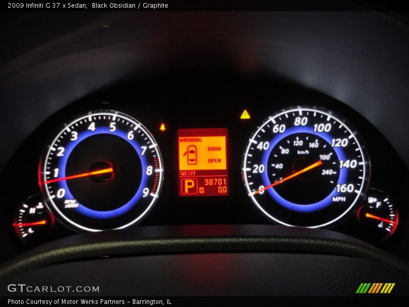 Black Obsidian / Graphite 2009 Infiniti G 37 x Sedan
