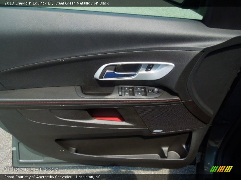 Steel Green Metallic / Jet Black 2013 Chevrolet Equinox LT
