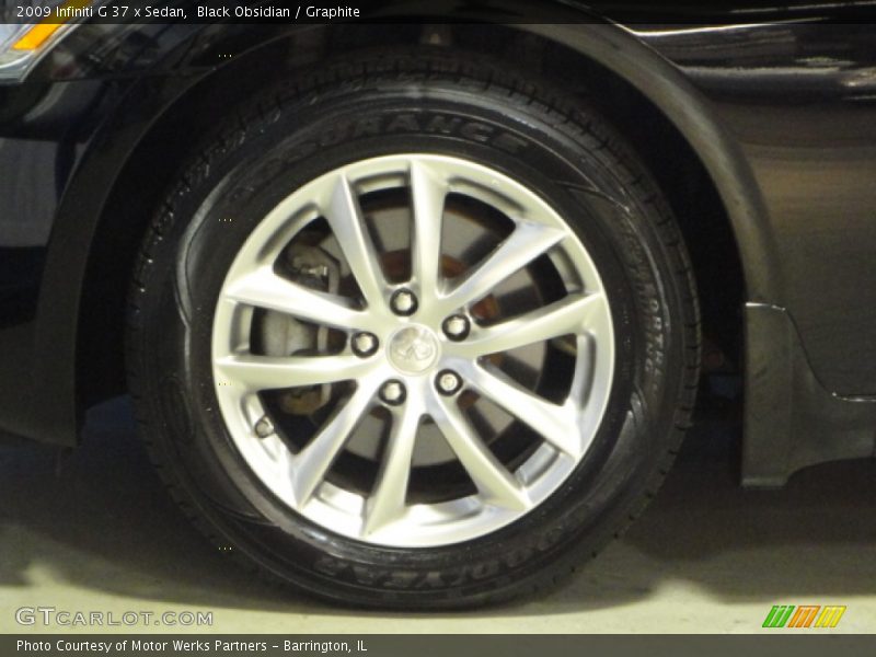 Black Obsidian / Graphite 2009 Infiniti G 37 x Sedan