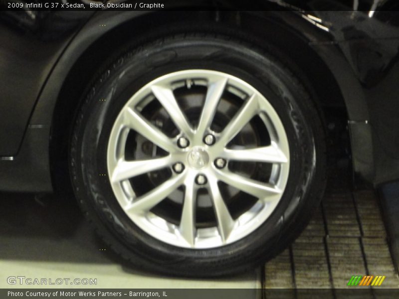 Black Obsidian / Graphite 2009 Infiniti G 37 x Sedan