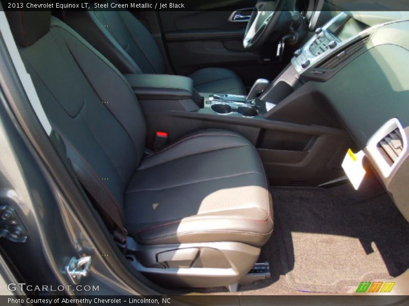 Steel Green Metallic / Jet Black 2013 Chevrolet Equinox LT