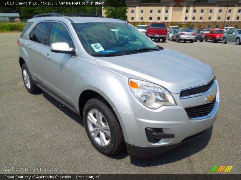 Silver Ice Metallic / Jet Black 2013 Chevrolet Equinox LT