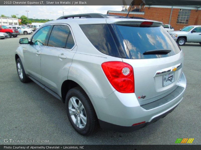 Silver Ice Metallic / Jet Black 2013 Chevrolet Equinox LT