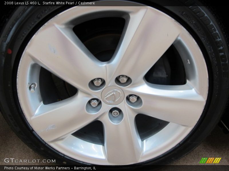 Starfire White Pearl / Cashmere 2008 Lexus LS 460 L