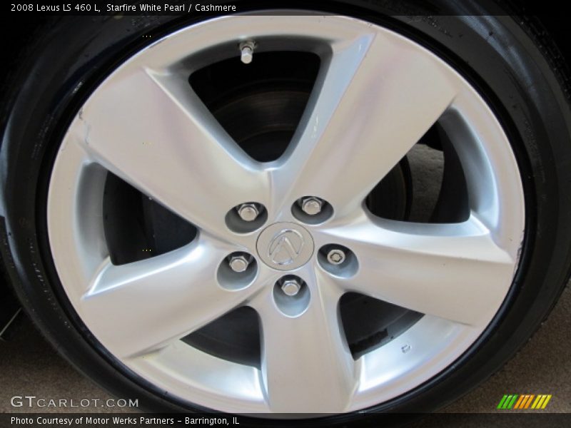 Starfire White Pearl / Cashmere 2008 Lexus LS 460 L