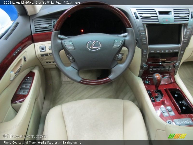 Starfire White Pearl / Cashmere 2008 Lexus LS 460 L