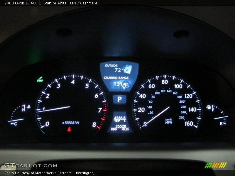 Starfire White Pearl / Cashmere 2008 Lexus LS 460 L