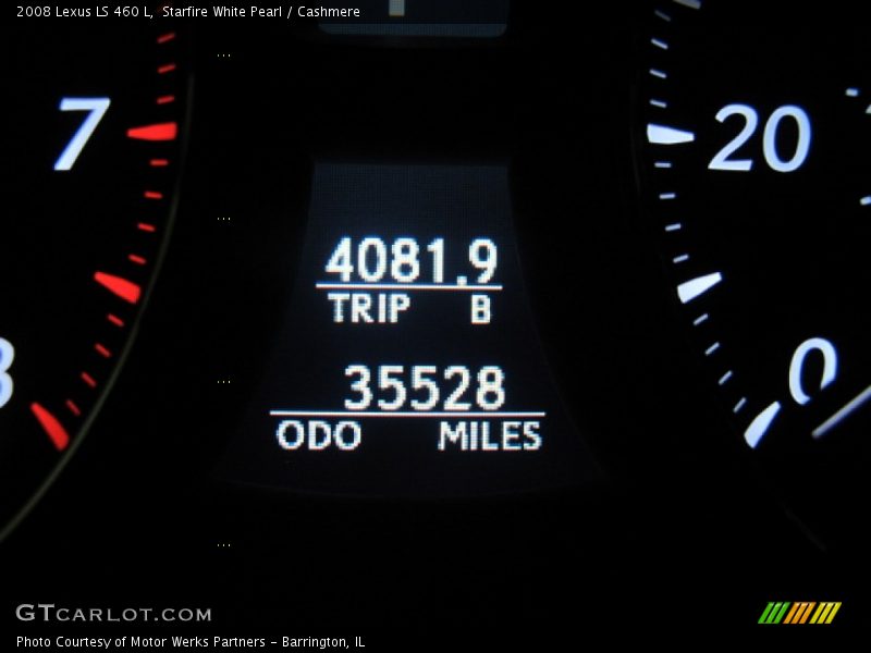 Starfire White Pearl / Cashmere 2008 Lexus LS 460 L