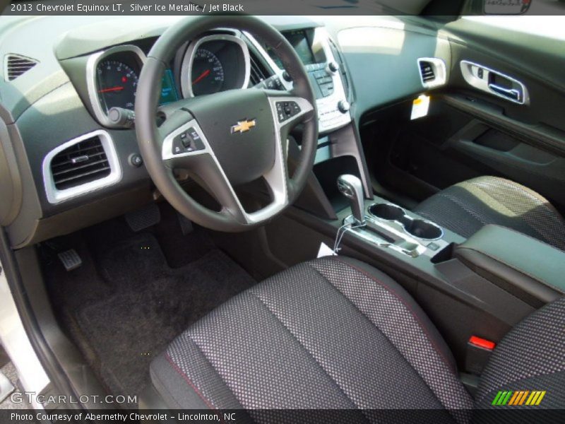 Silver Ice Metallic / Jet Black 2013 Chevrolet Equinox LT