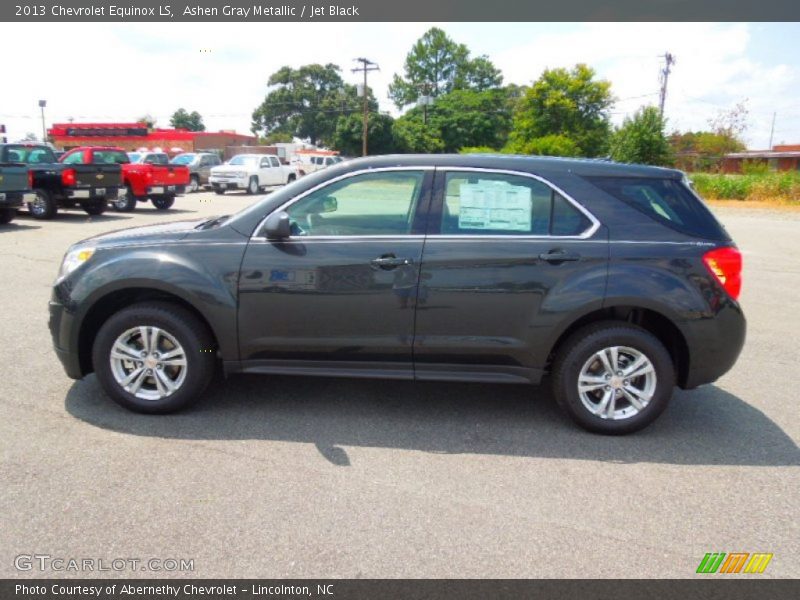 Ashen Gray Metallic / Jet Black 2013 Chevrolet Equinox LS